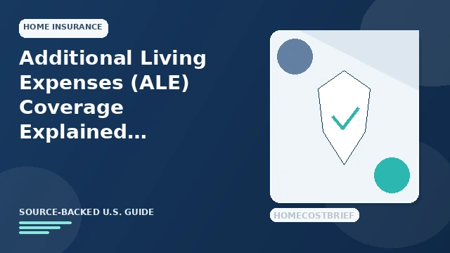 Additional Living Expenses Coverage guide illustration