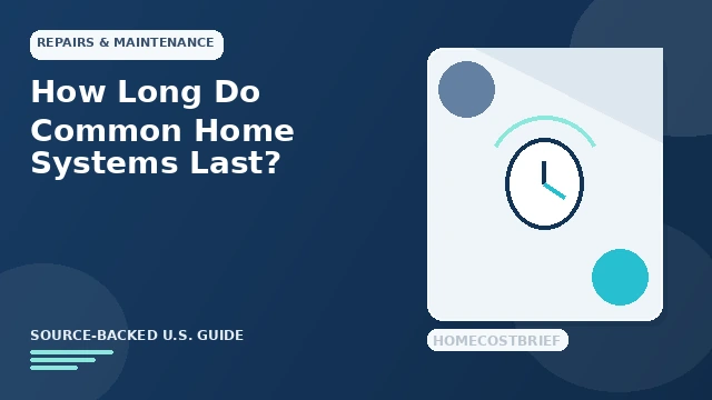 How Long Do Common Home Systems Last? guide illustration
