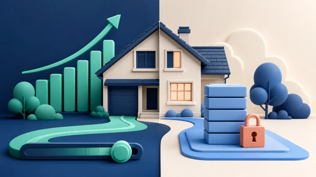 HELOC vs. Home Equity Loan guide illustration