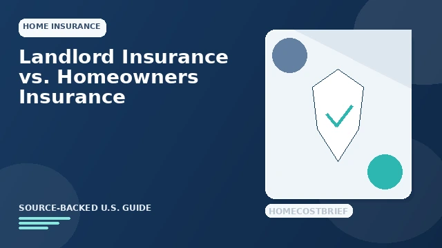 Landlord Insurance vs. Homeowners Insurance guide illustration