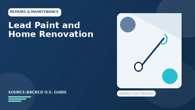 Lead Paint Renovation Guide guide illustration