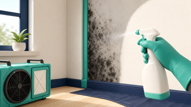 Mold Cleanup and Remediation guide illustration