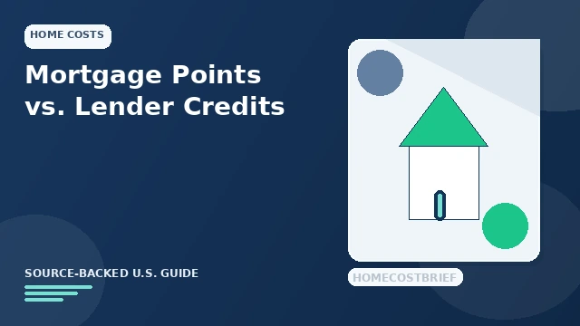 Mortgage Points vs. Lender Credits: How the Tradeoff Works guide illustration