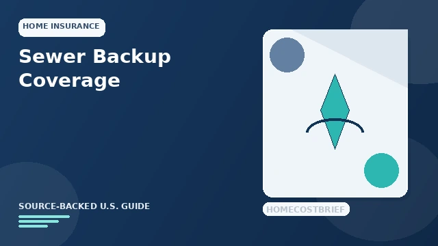 Sewer Backup Coverage guide illustration